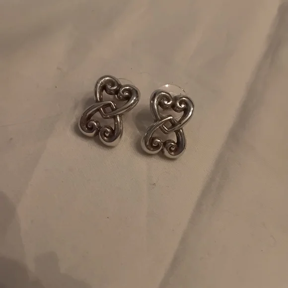 Brighton Balboa Heart Post Earrings - Picture 2 of 5